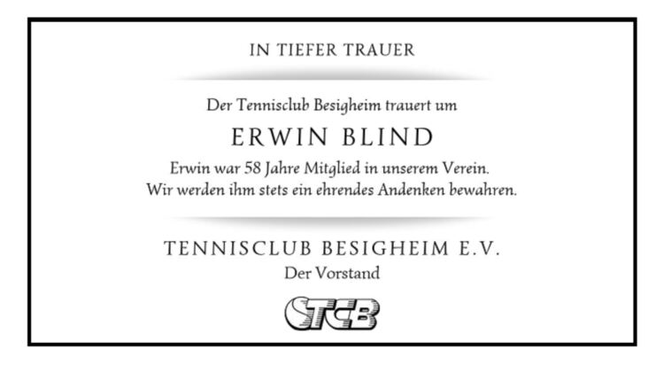 1656812(1-1)/Tennisclub Besigheim e.V.