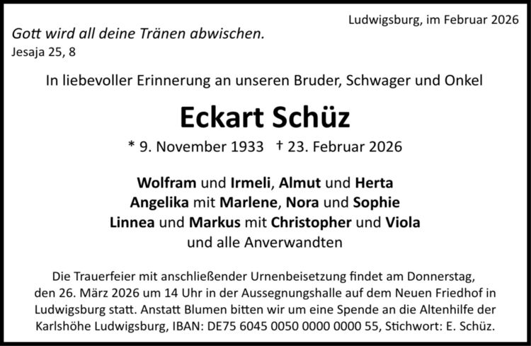 1658458(1-1)/Concordia Vermittlung von Traueranzei