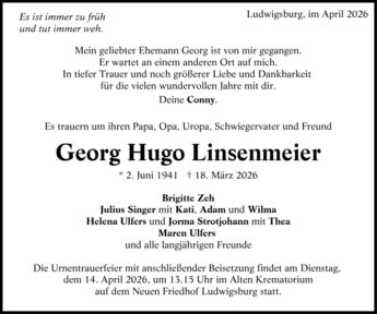 1659884(1-1)/Concordia Vermittlung von Traueranzei