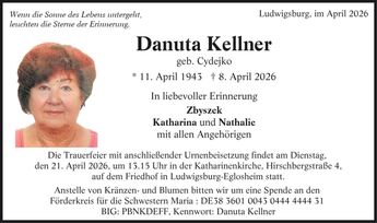 1660647(1-1)/Concordia Vermittlung von Traueranzei