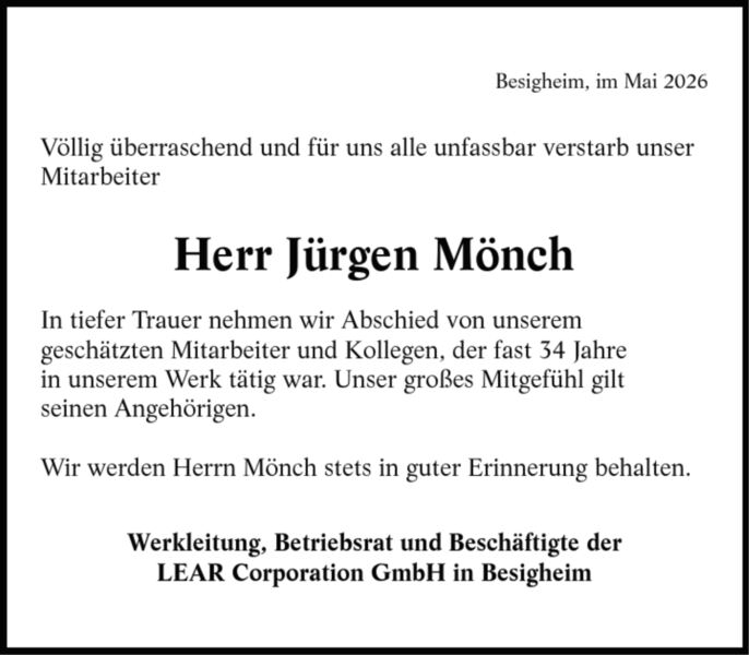 1661919(1-1)/LEAR Corporation GmbH