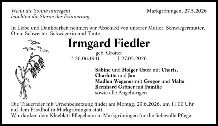 1662808(2-2)/Bestattungen Meyle
