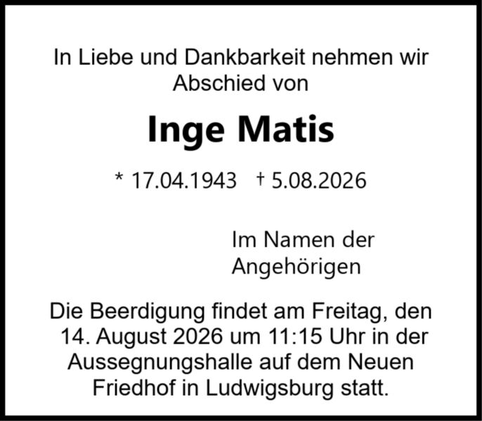 1666067(1-1)/Pieta Bestattungsinstitut GmbH